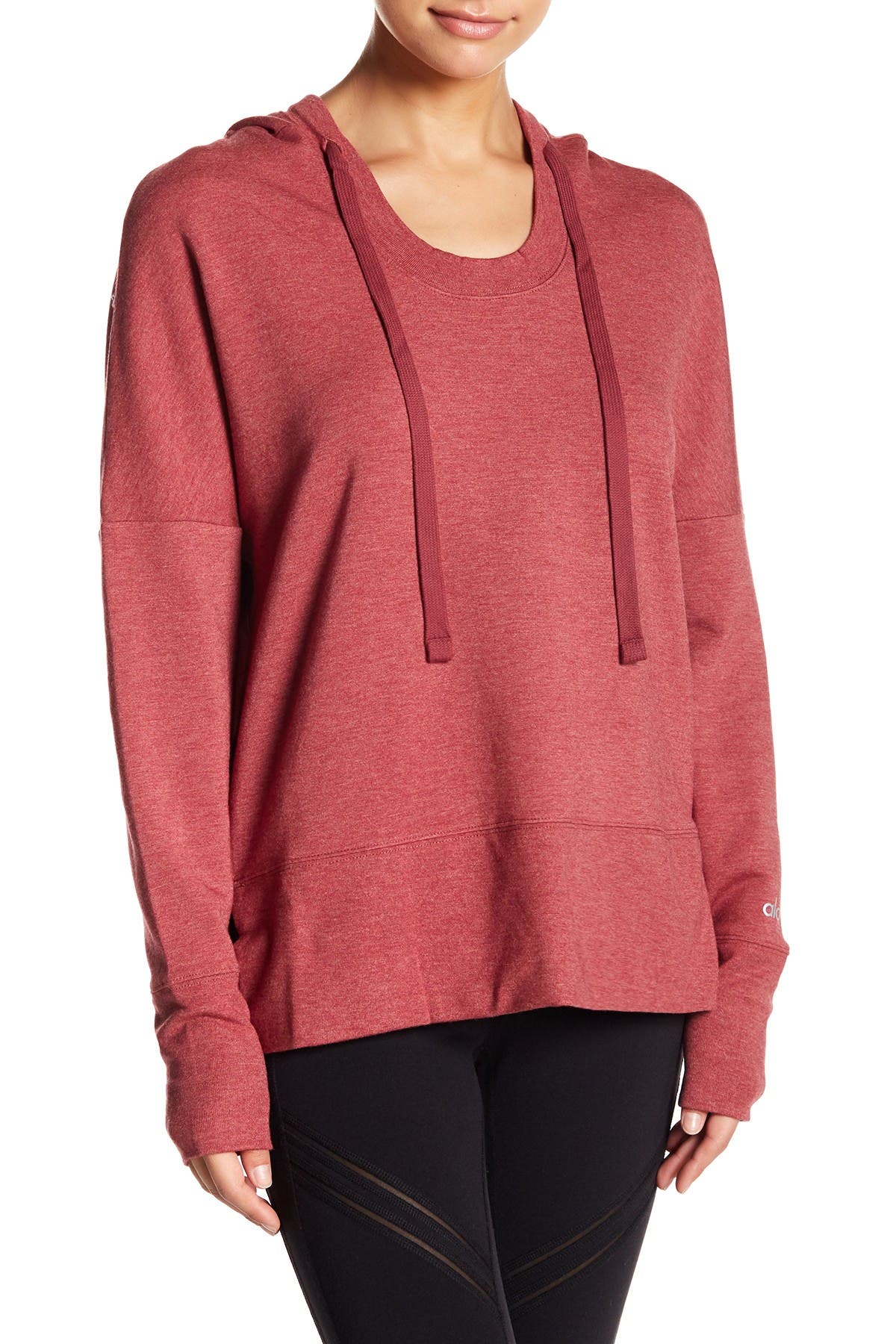 alo fluid tunic hoodie