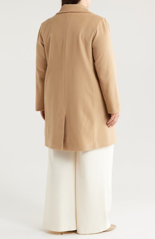Fleurette Charlie Wool Coat In Camel