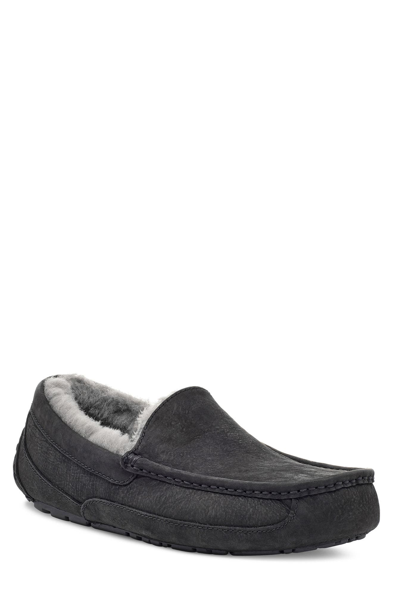 ugg ascot leather slipper