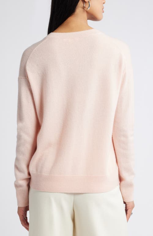 NORDSTROM NORDSTROM V-NECK CASHMERE SWEATER 