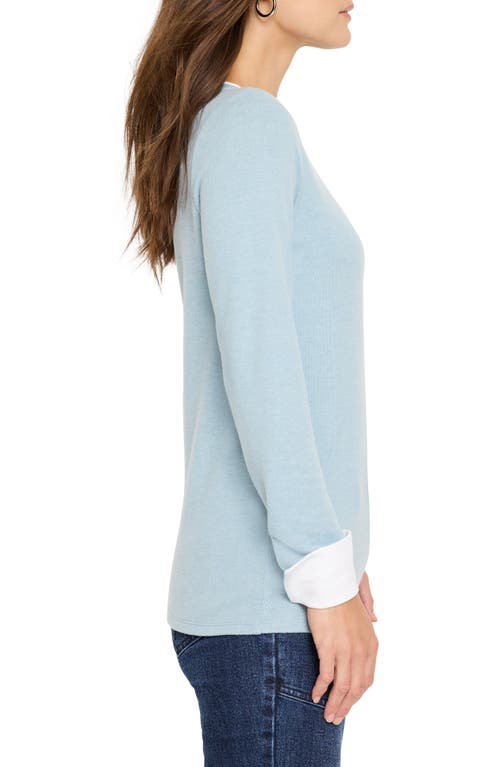 Shop Nzt By Nic+zoe Layer Knit Top In Starlight