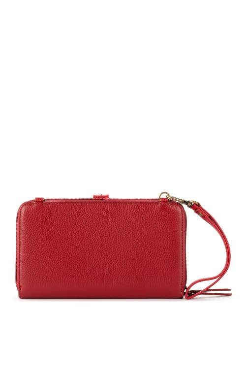 The Sak Iris Smartphone Crossbody In Scarlet