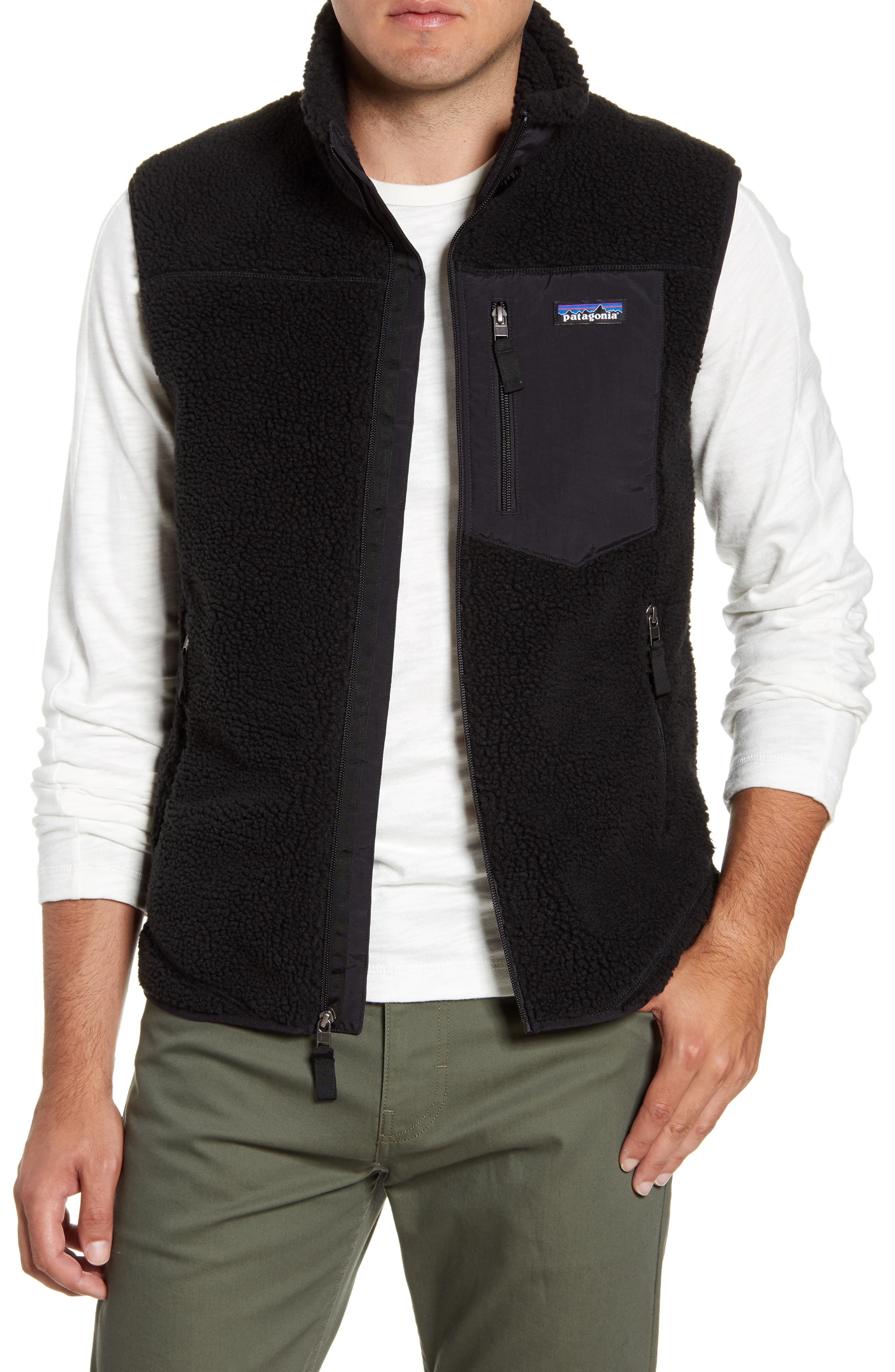 patagonia retro x vest black