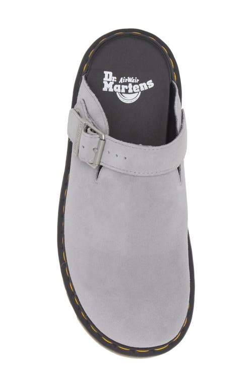 Shop Dr. Martens' Dr. Martens Zebzag Water Resistant Slingback Clog In Ultimate Grey Suede Zebzag