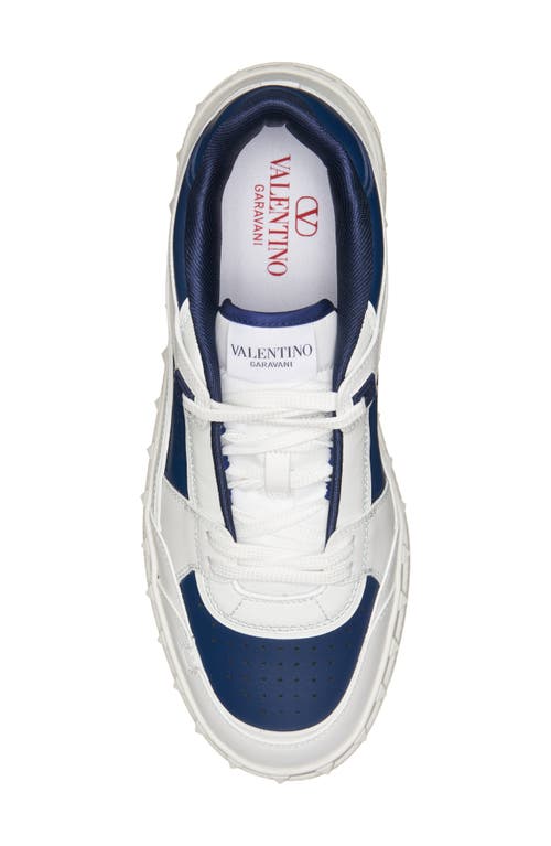 Shop Valentino Garavani Rockstud Low Top Sneaker In Fc6 - Bianco/worker