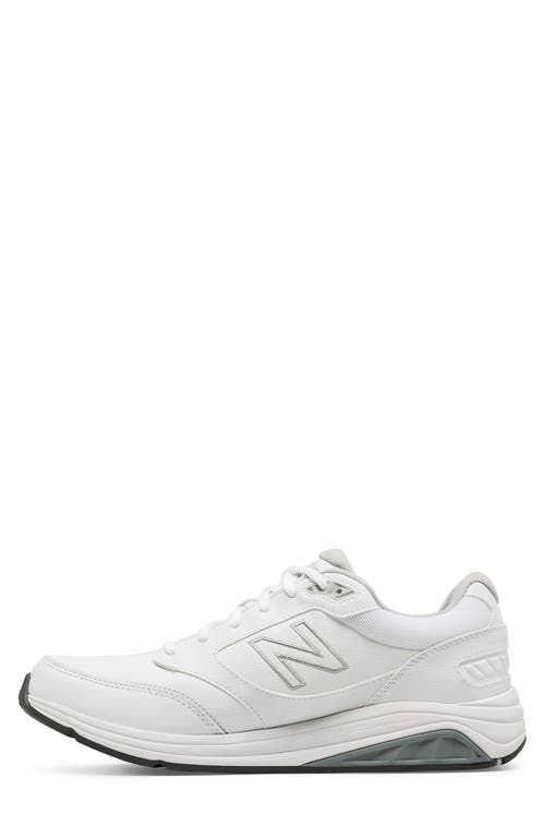 Shop New Balance 928v3 Walking Sneaker In White/white