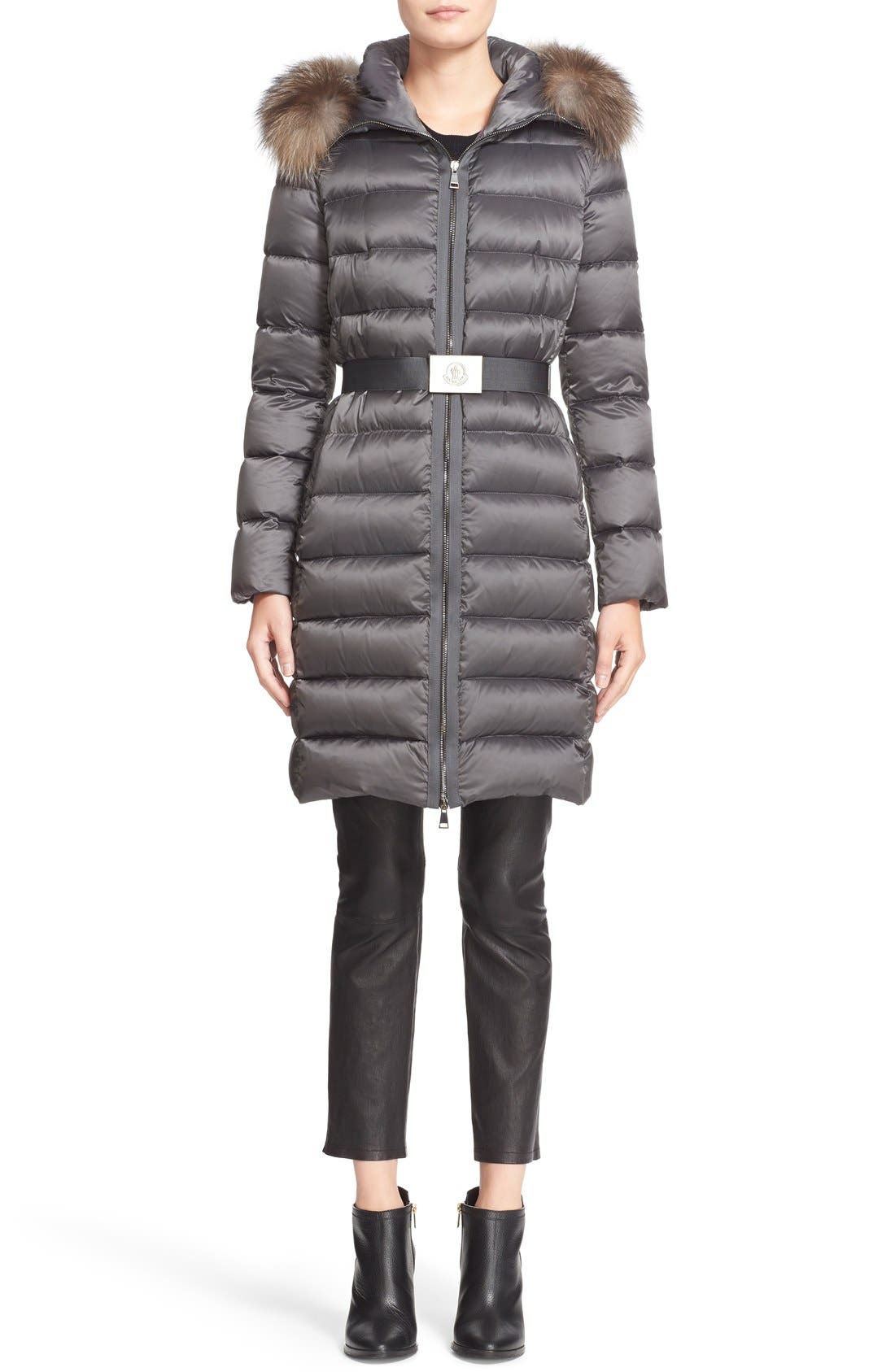 Moncler Tinuviel Belted Down Puffer 