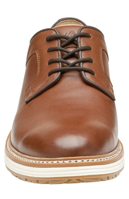 Johnston & Murphy Men's Waterproof Upton Gl1 Luxe Hybrid Shoes In Tan Wp Full Grain