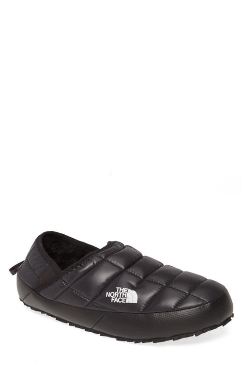 The North Face ThermoBall Traction Water Resistant Slipper Tnf Black/Tnf White at Nordstrom,