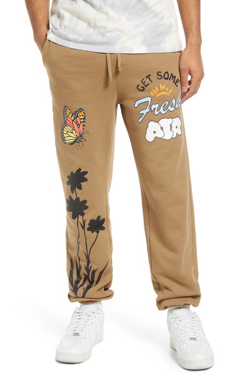 CONEY ISLAND PICNIC Fresh Air Sweatpants in Brown CONEY ISLAND PICNIC Fresh Air Sweatpants in Brown