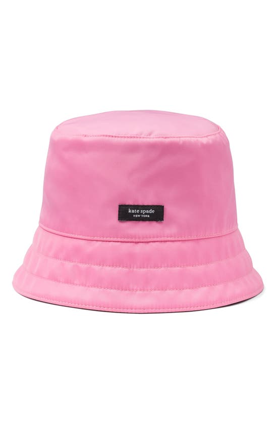 Kate Spade Sam Packable Nylon Bucket Hat In Pink Cloud | ModeSens