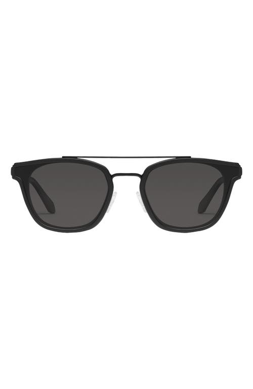 Getaway 44mm Polarized Square Sunglasses in Matte Black Polarized