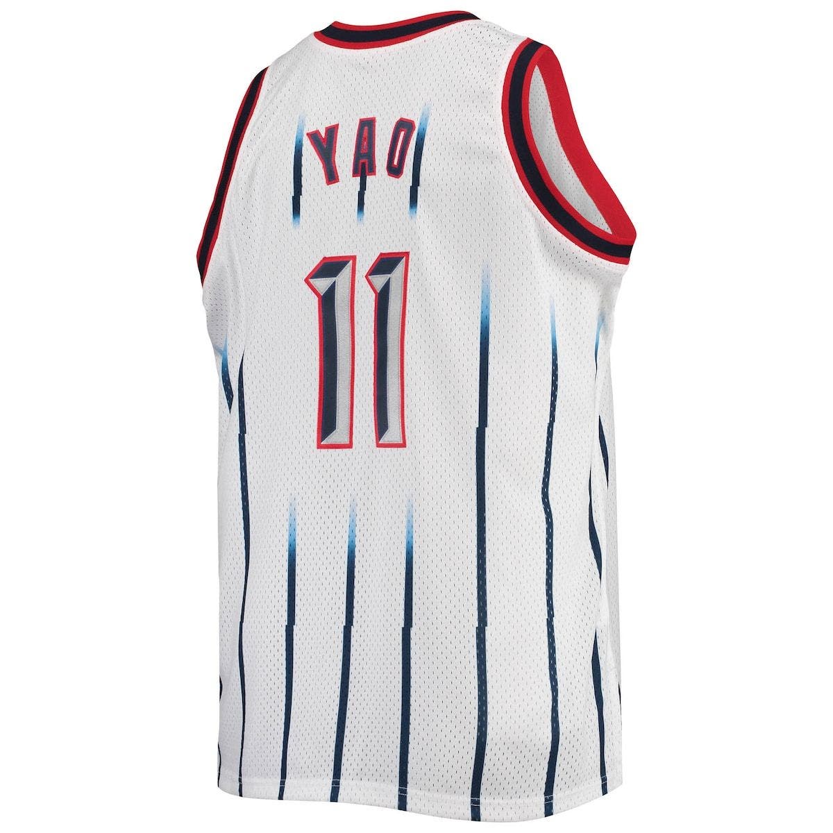 yao ming white jersey