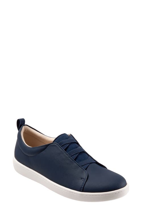 Trotters Avrille Sneaker Navy Leather at Nordstrom,