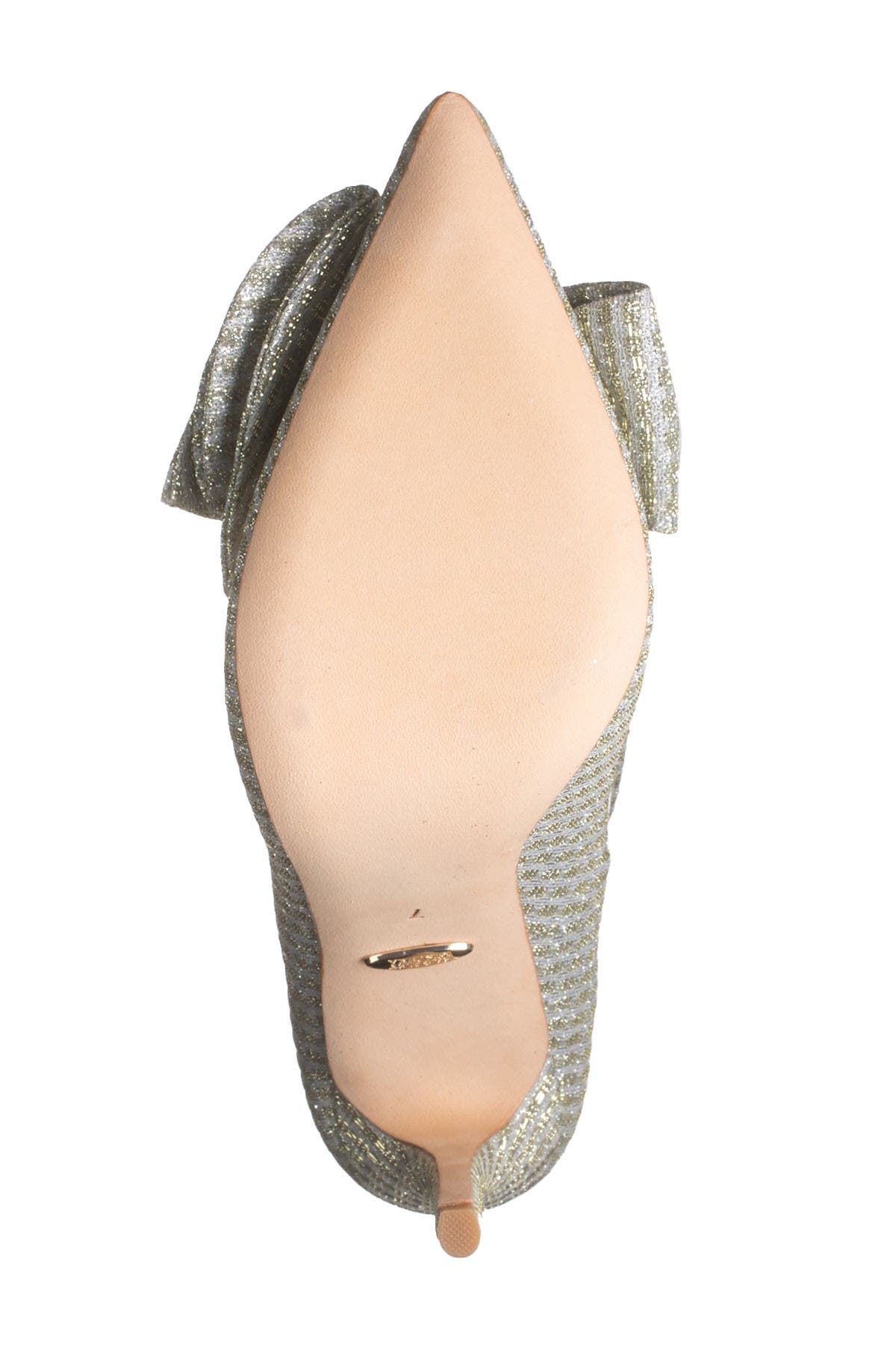 badgley mischka frances bow pump