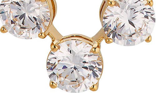 Nadri Halle Linear Drop Earrings In Gold