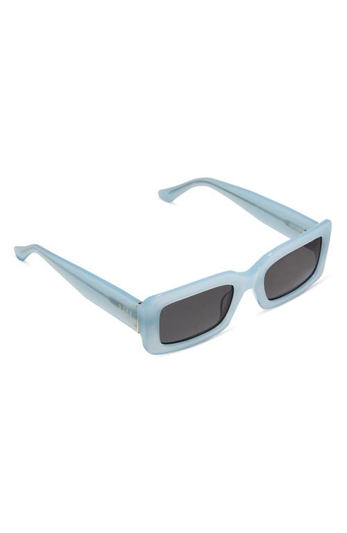 Shop Diff Indy 51mm Rectangular Sunglasses In Blue/grey