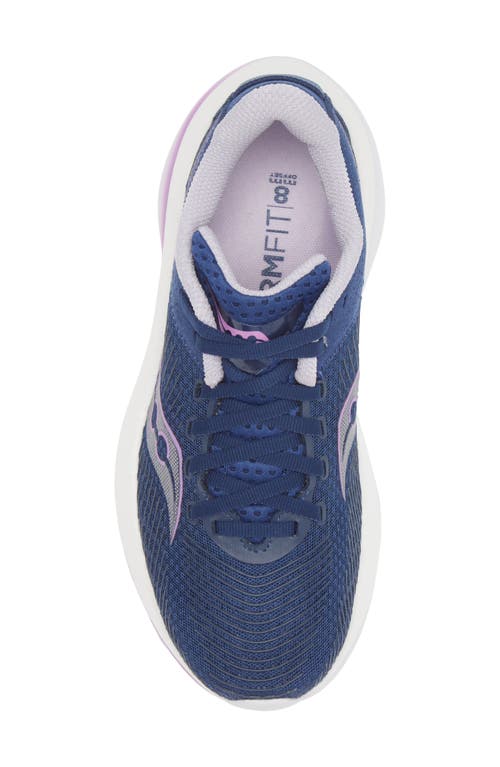 Shop Saucony Kinvara Pro Running Shoe In Indigo/mauve