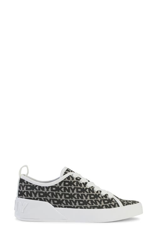 Shop Dkny Mar Sneaker In White/black