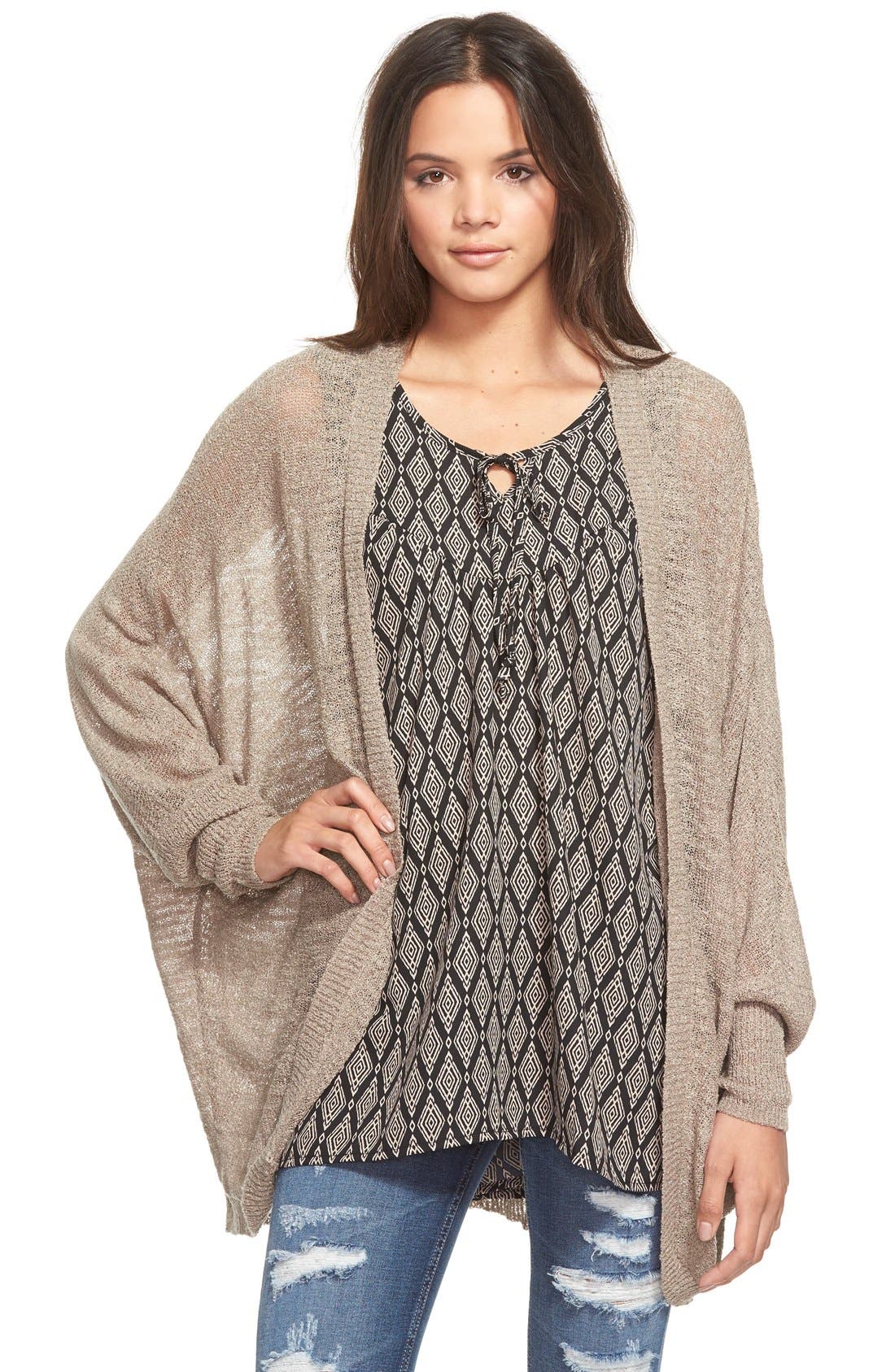 BP. Lightweight Open Front Cardigan Nordstrom