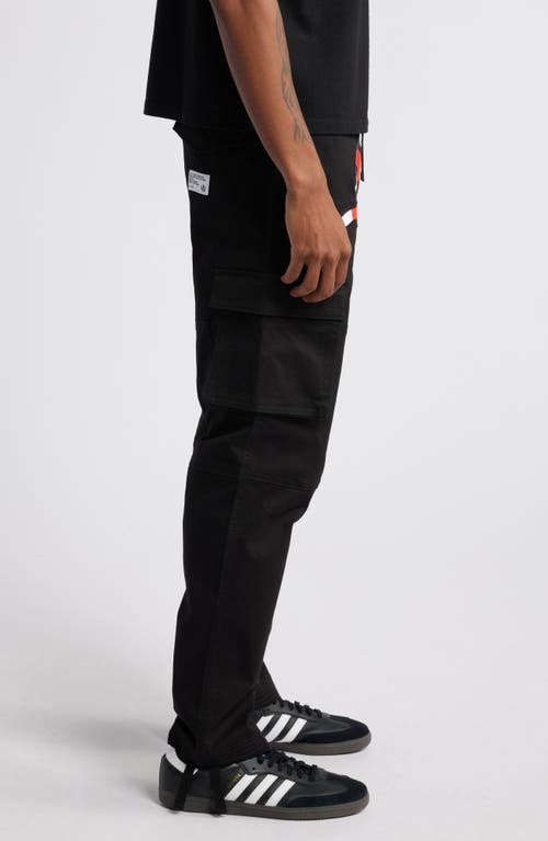 Shop Icecream Runner Cotton Cargo Pants In Black