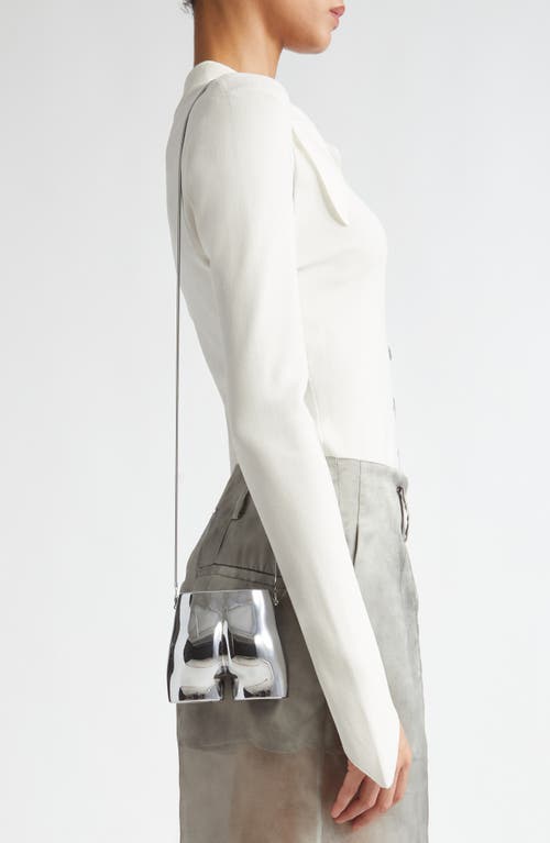 Grace Ling Butt Bag Minaudière In Silver