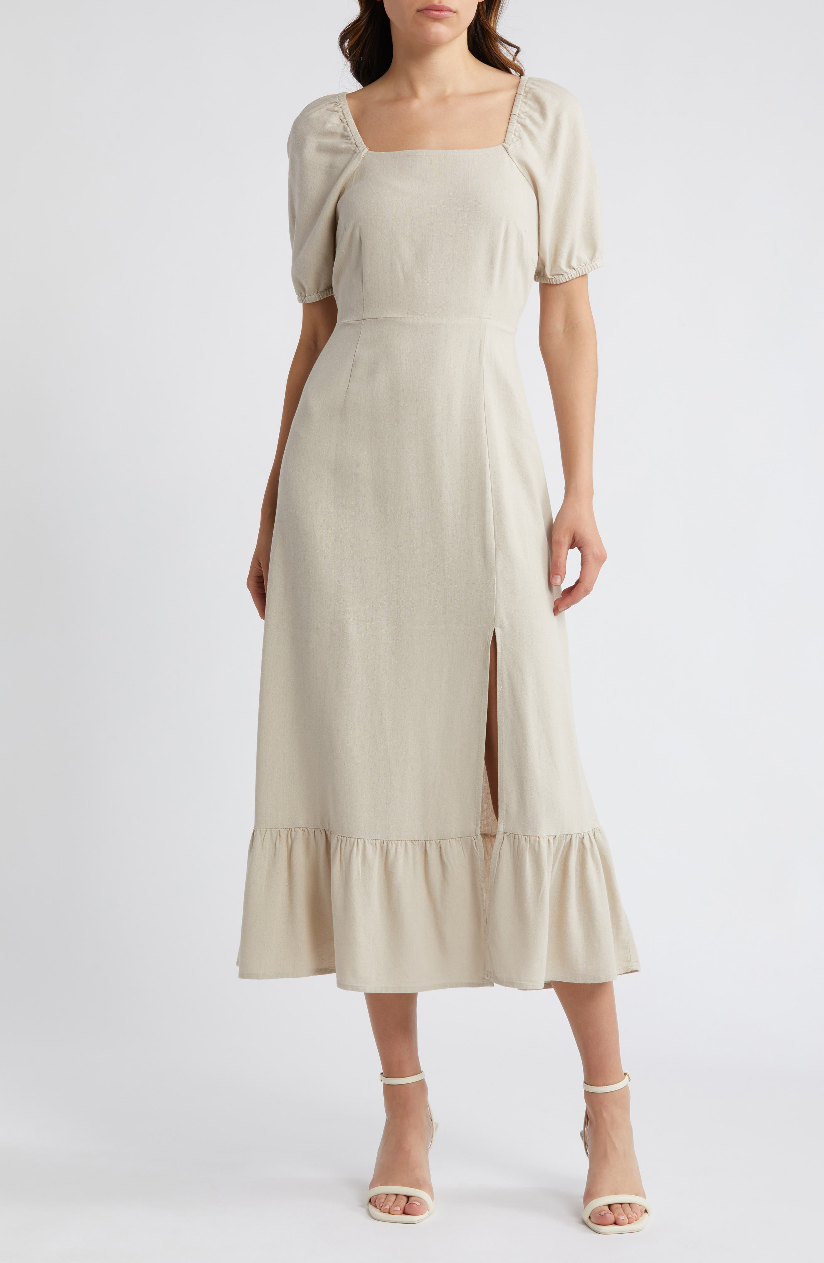 VERO MODA Mymilo Woven Midi Dress | Nordstrom