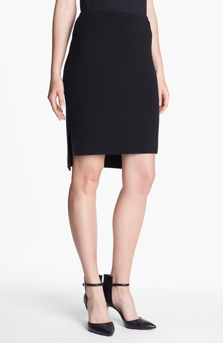 Eileen Fisher High/Low Merino Blend Skirt | Nordstrom