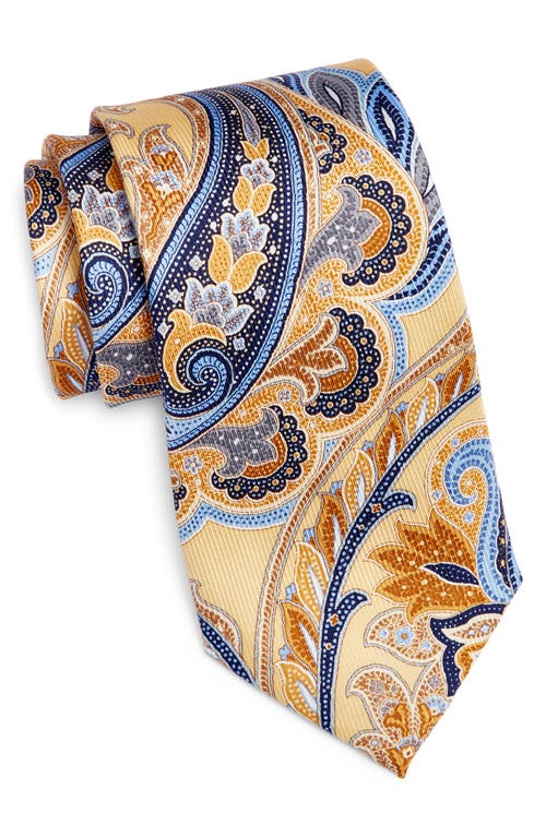 Nordstrom Paisley Silk Tie in Yellow at Nordstrom