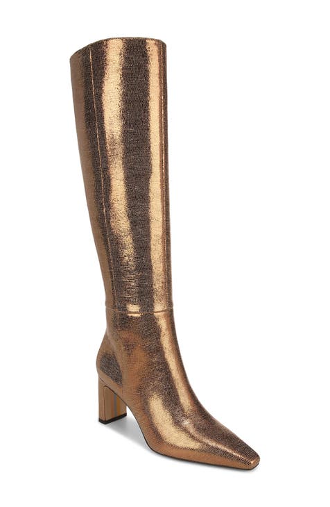 Women's Metallic Boots