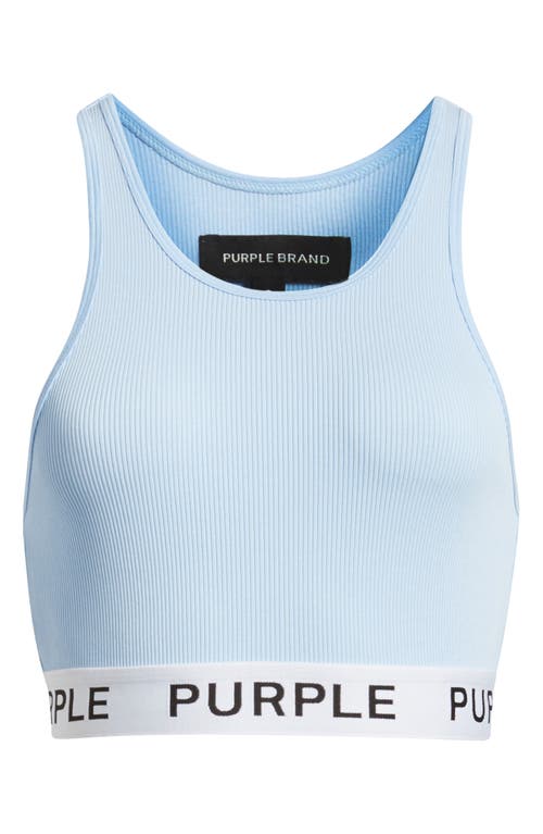 PURPLE BRAND PURPLE BRAND CROP RIB TANK 