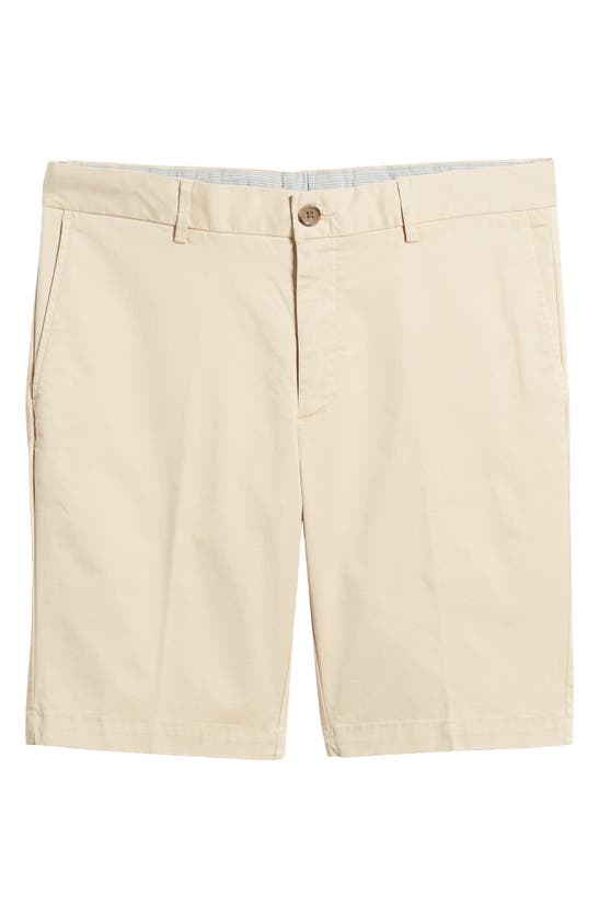 Shop Scott Barber Microsanded Cotton Stretch Twill Shorts In Khaki