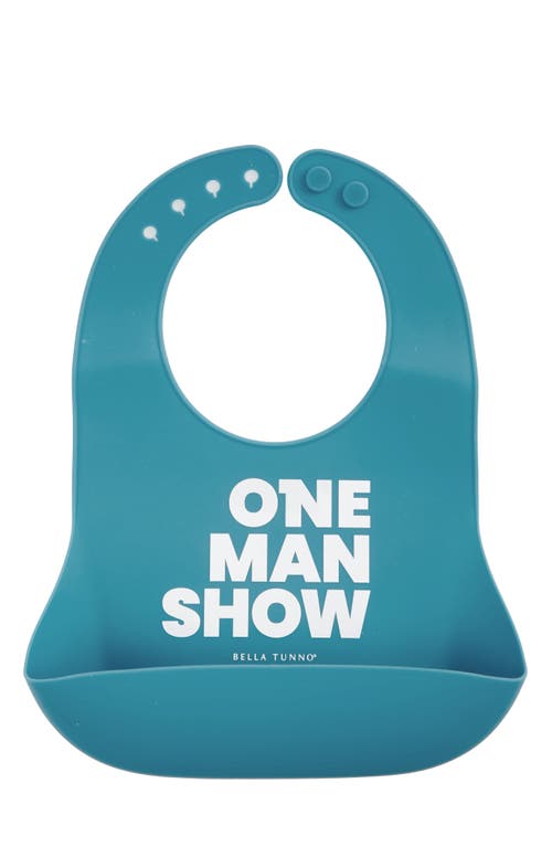 Shop Bella Tunno One Man Show Wonder Bib In Blue