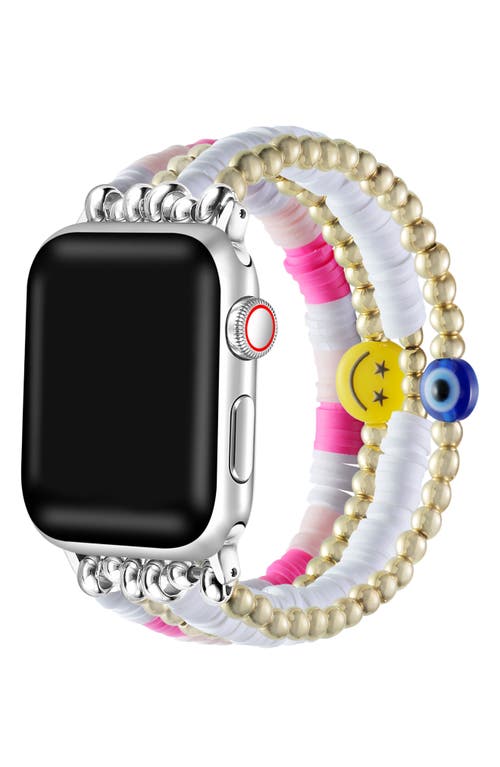 Shop The Posh Tech Beaded Apple Watch® Watchband In Pink Multi