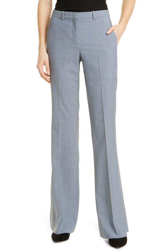 THEORY DEMITRIA 2 STRETCH GOOD WOOL SUIT PANTS