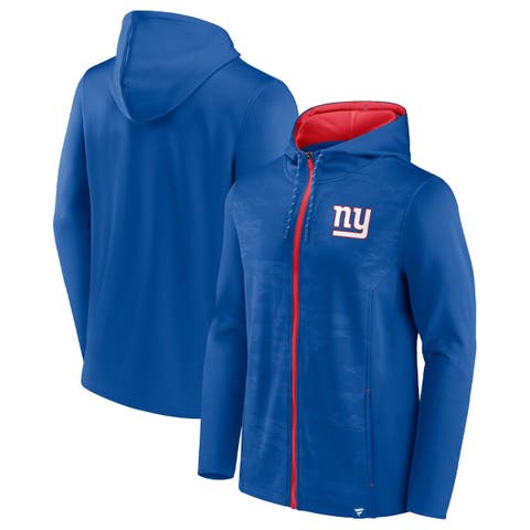 Women's Fanatics Branded Heather Gray New York Giants Classic Outline Pullover Hoodie