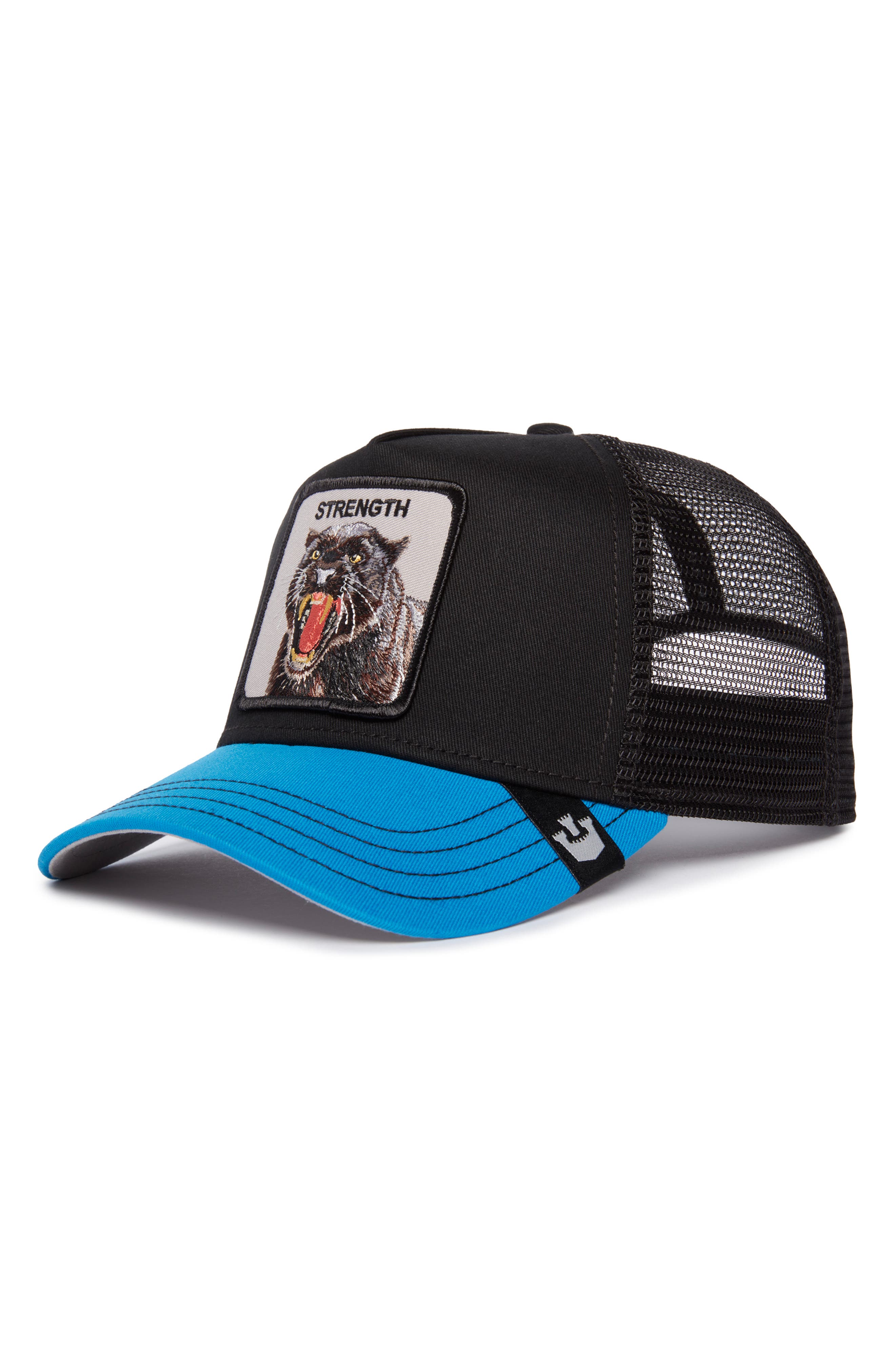 Goorin Bros. Panther Fan Embroidered Patch Trucker Hat in Black 