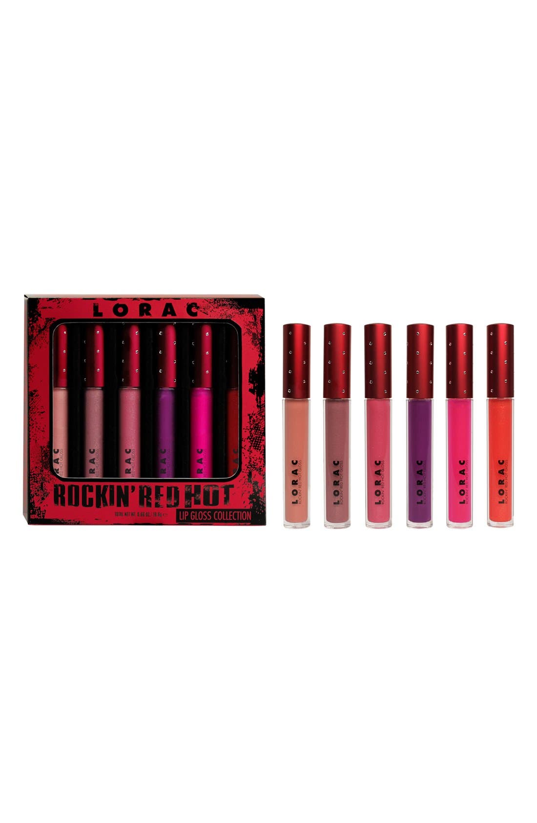 LORAC 'Rockin' Red Hot' Lip Gloss Set (90 Value) Nordstrom