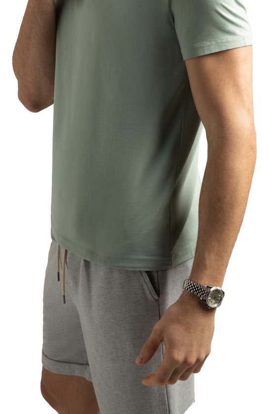 Shop Hypernatural Topanga Performance T-shirt In Sage