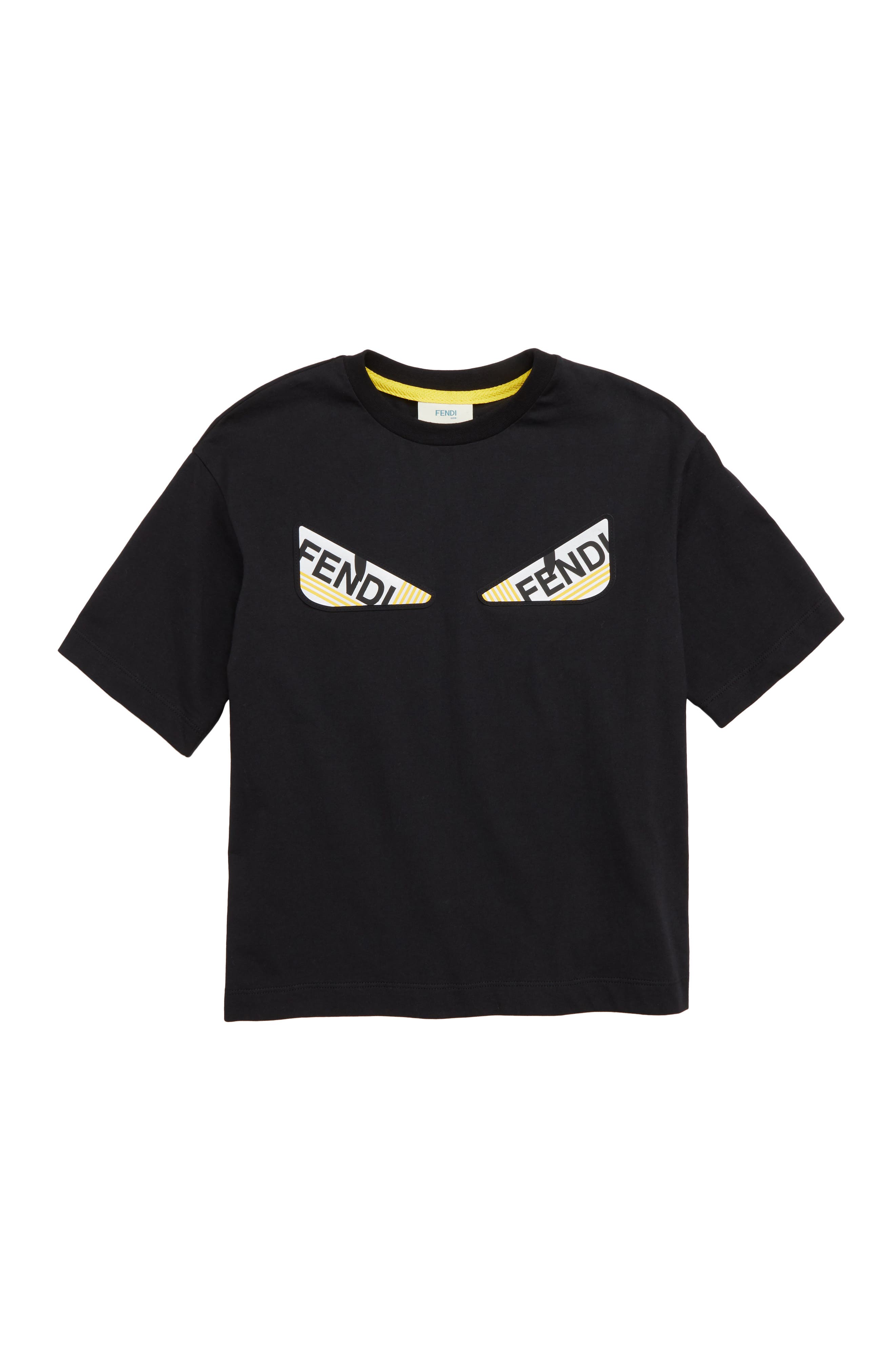 Fendi Monster Eyes Logo T-Shirt 