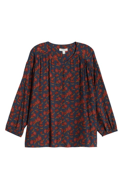 TREASURE & BOND TREASURE & BOND FLORAL BUTTON-UP TOP