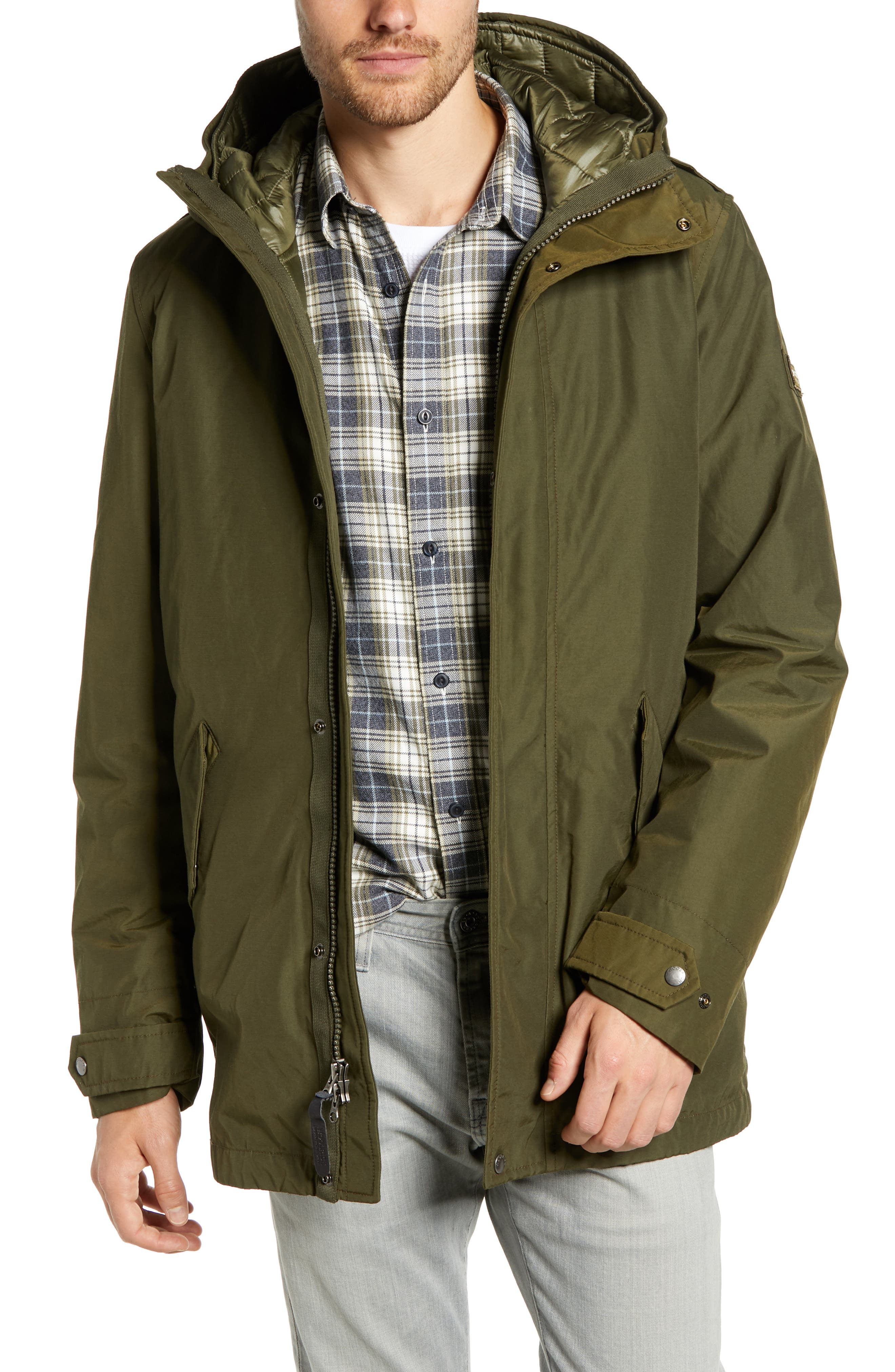 woolrich hooded jacket