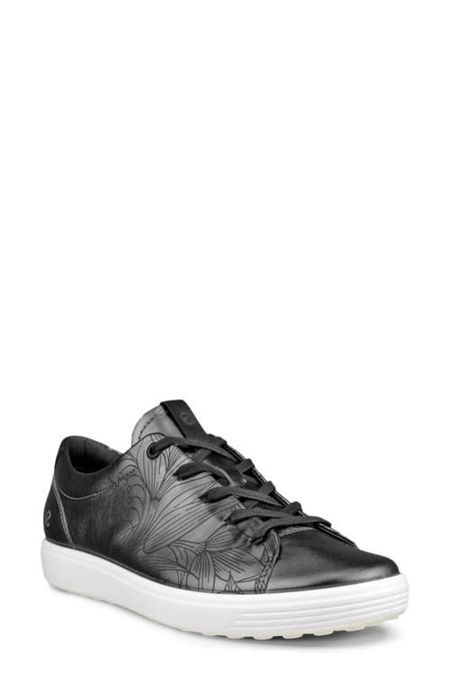 Shop Ecco Soft 7 Sneaker In Heavy Silver