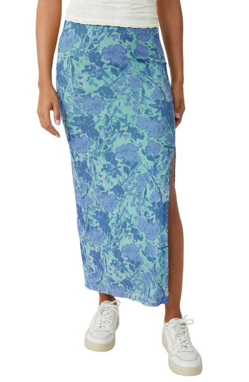 Free People Rosalie Floral Print Mesh Skirt Combo at Nordstrom,