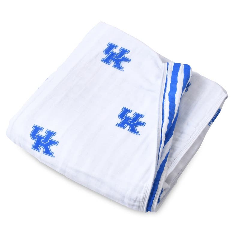 Shop Three Little Anchors Infant  Kentucky Wildcats 47" X 47" Muslin 4-layer Blanket In White