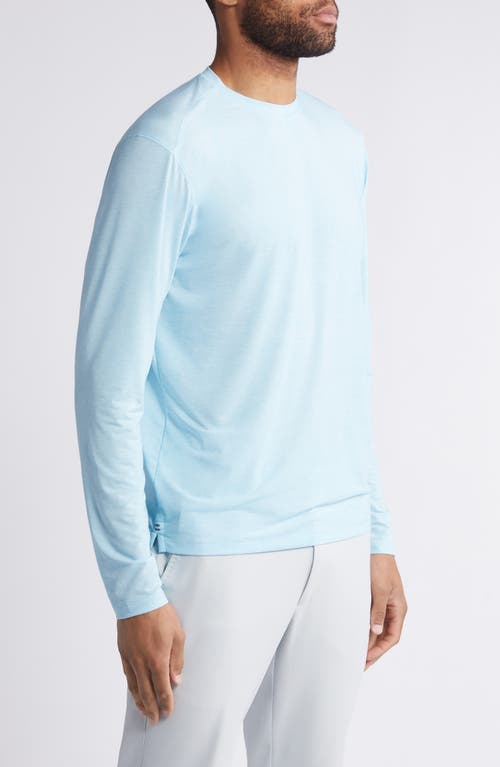 Shop Johnnie-o Course Long Sleeve Performance T-shirt In Permafrost