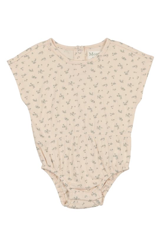 Maniere Floral Romper In Sage