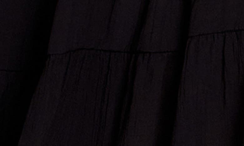 Shop City Chic Kara Tiered Minidress In Black
