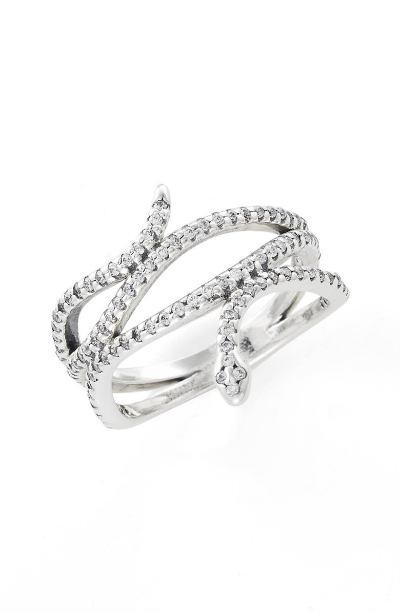 PANDORA 'Swirling Snake' Ring | Nordstrom