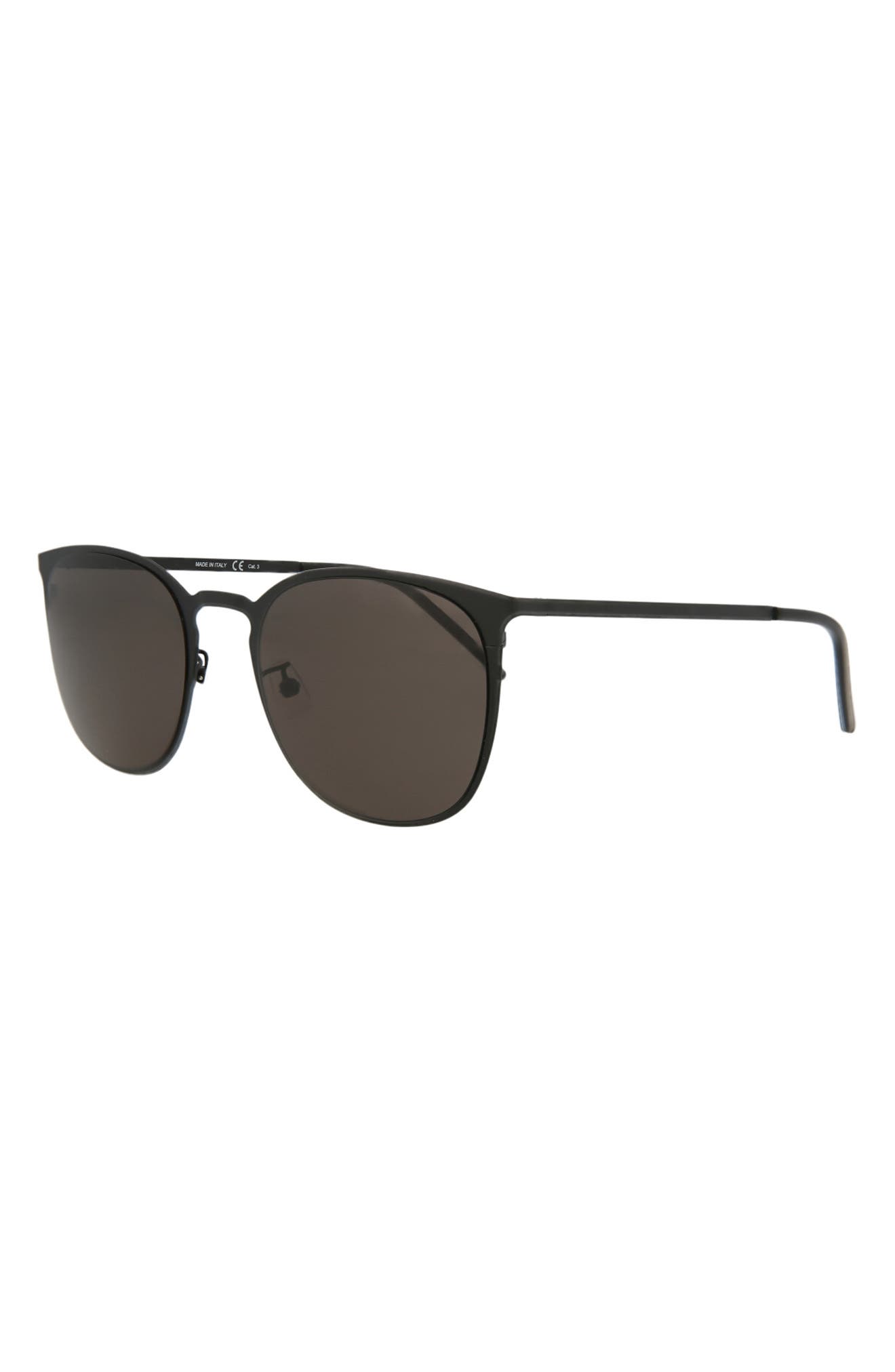 saint laurent 55mm aviator sunglasses